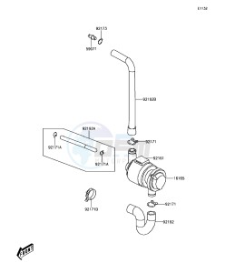 BRUTE FORCE 300 KVF300CGF EU drawing Second Air