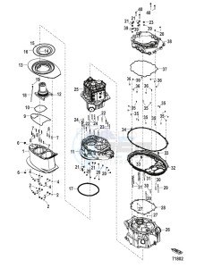 PASSING 125 drawing Midsection Fasteners and Seals