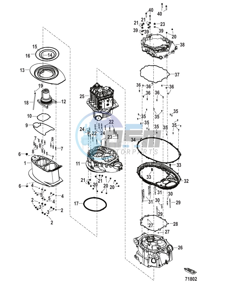 Midsection Fasteners and Seals