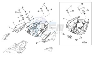 Shiver 750 drawing Rear Body II