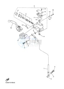 WR250F (2GB7 2GB8 2GB9) drawing FRONT MASTER CYLINDER