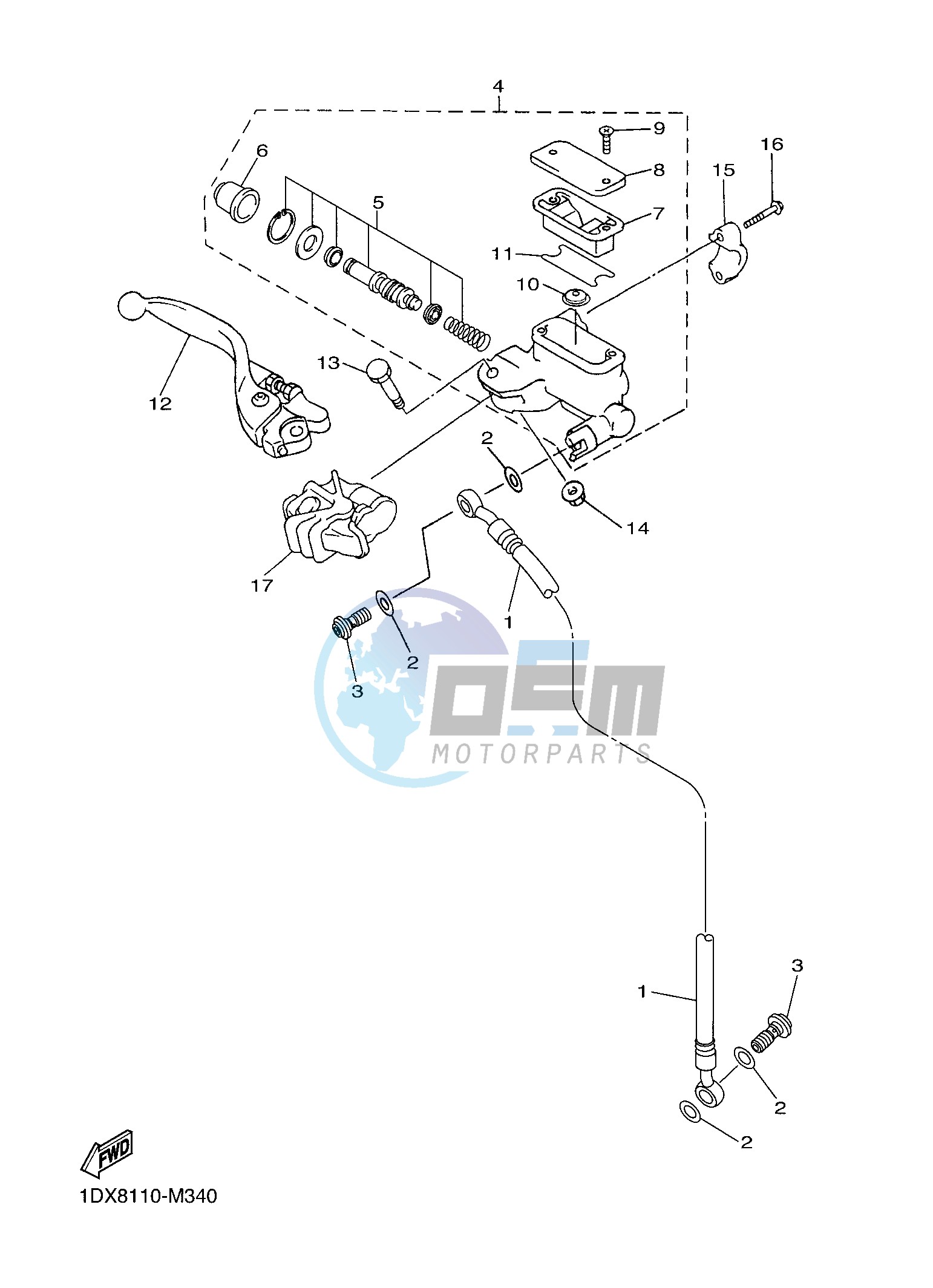 FRONT MASTER CYLINDER