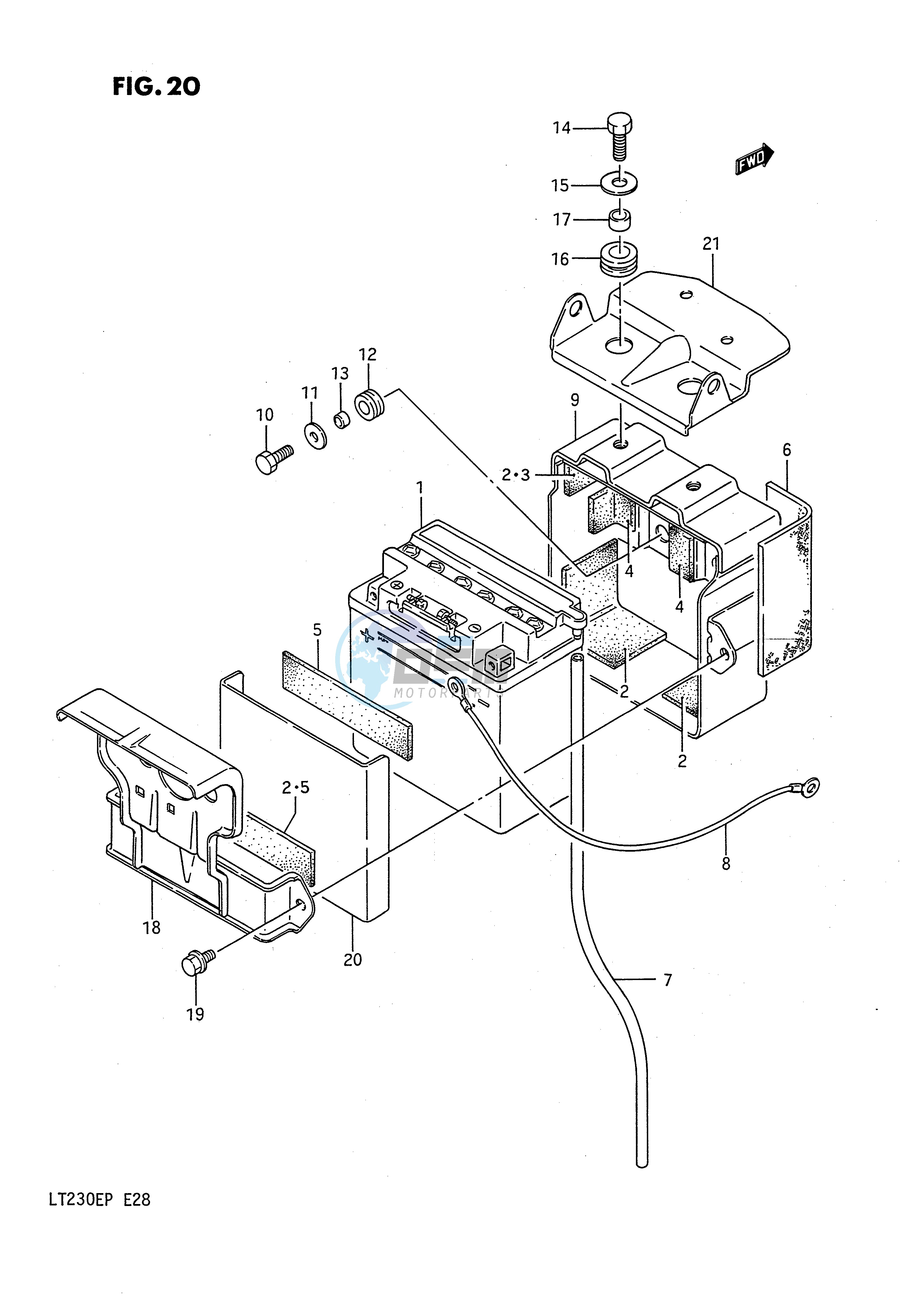 BATTERY (MODEL H J)