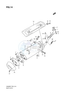 AN400 BURGMAN EU-UK drawing MUFFLER