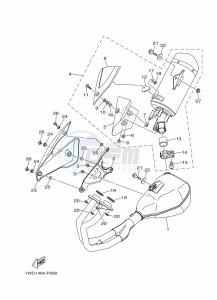 YZF250-A (B6P2) drawing EXHAUST