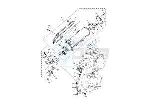 YP MAJESTY 400 drawing EXHAUST