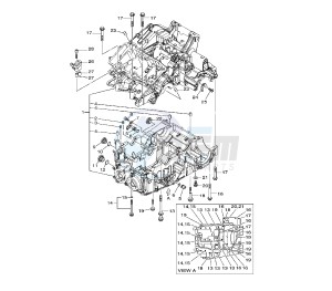 XTZ SUPER TENERE 1200 drawing CRANKCASE