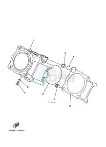 YFM450FWBD KODIAK 450 EPS (BEY1) drawing CYLINDER