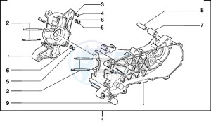 Typhoon 50 drawing Crankcase