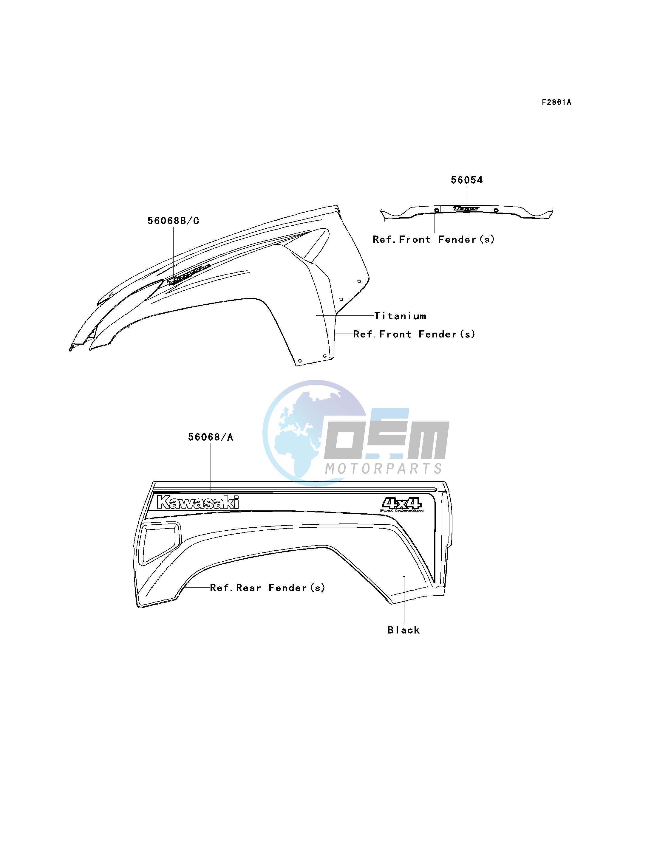 DECALS-- TITANIUM- -