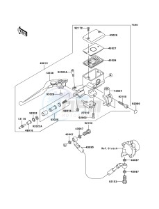 VN1600 CLASSIC VN1600A6F GB XX (EU ME A(FRICA) drawing Clutch Master Cylinder