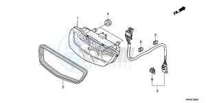 TRX420FPEC drawing TAILLIGHT