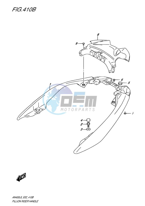 PILLION RIDER HANDLE