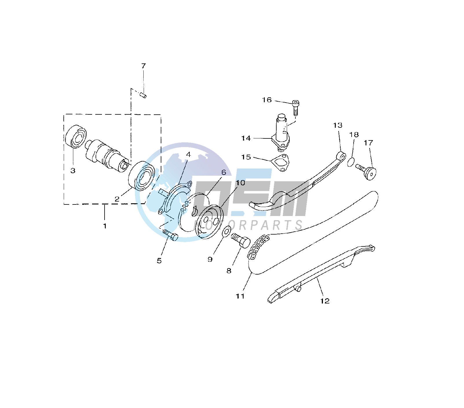 CAMSHAFT AND TIMING CHAIN