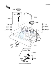 KLF 220 A [BAYOU 220] (A1-A4) [BAYOU 220] drawing FUEL TANK