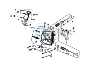 ORBIT 50 drawing CYLINDER HEAD CPL  / INLET