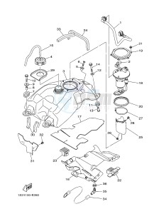 YFM700R YFM7RSEB RAPTOR 700 SPECIAL EDITION (1ASH 1ASJ 1ASG) drawing FUEL TANK