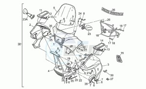 850 T5 Polizia - CC - PA - NC Polizia/CC/PA/NC drawing Fairing