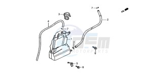 ST1100 drawing RESERVE TANK (ST1100L/M/N/P/R)