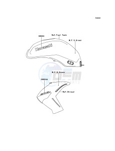 ER-6N ER650CBF GB XX (EU ME A(FRICA) drawing Decals(M.F.S.Green)