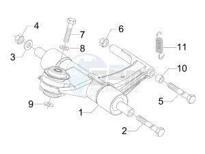 PRIMAVERA 50 4T 3V 25 KMH NOABS E4 25 kmh (EMEA) drawing Swinging arm