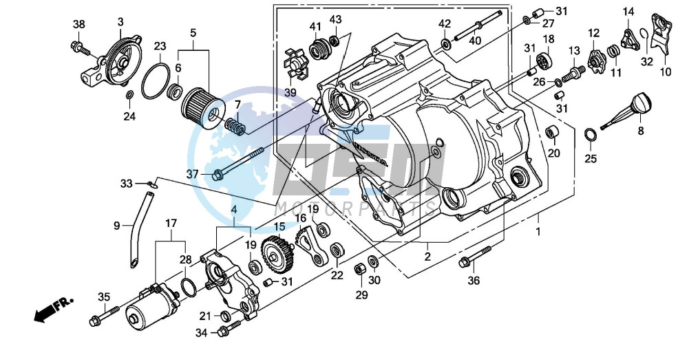 FRONT CRANKCASE COVER