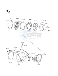 KX 250 N [KX250F](N2) N2 drawing AIR CLEANER