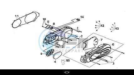 L. CRANK CASE COVER