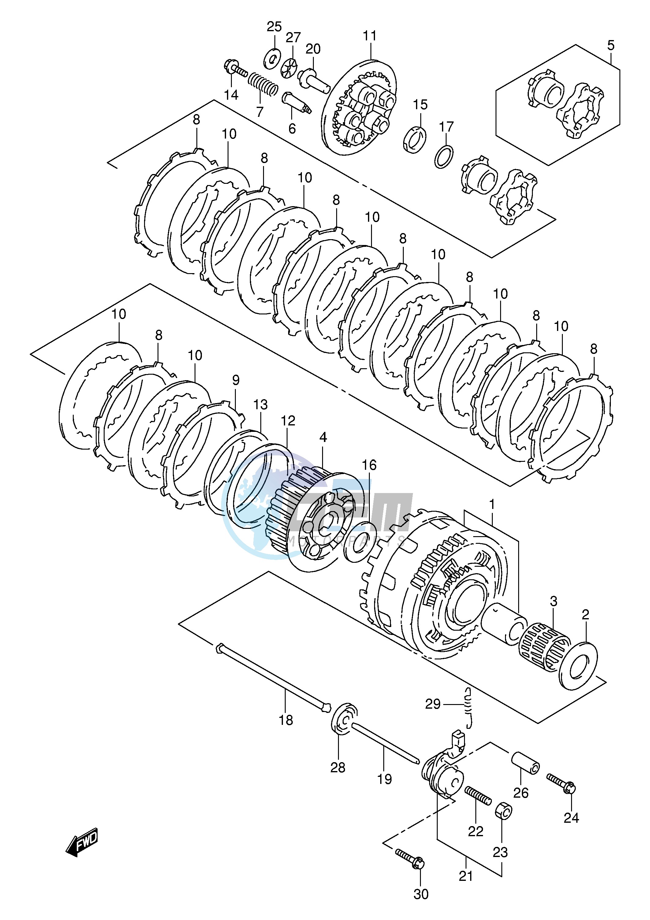 CLUTCH (MODEL X Y K1)