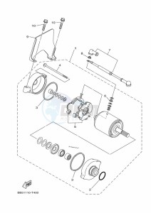 YFM450FWBD KODIAK 450 EPS (BHT4) drawing STARTING MOTOR