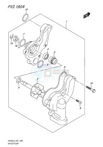 AN400 ABS BURGMAN EU-UK drawing WATER PUMP