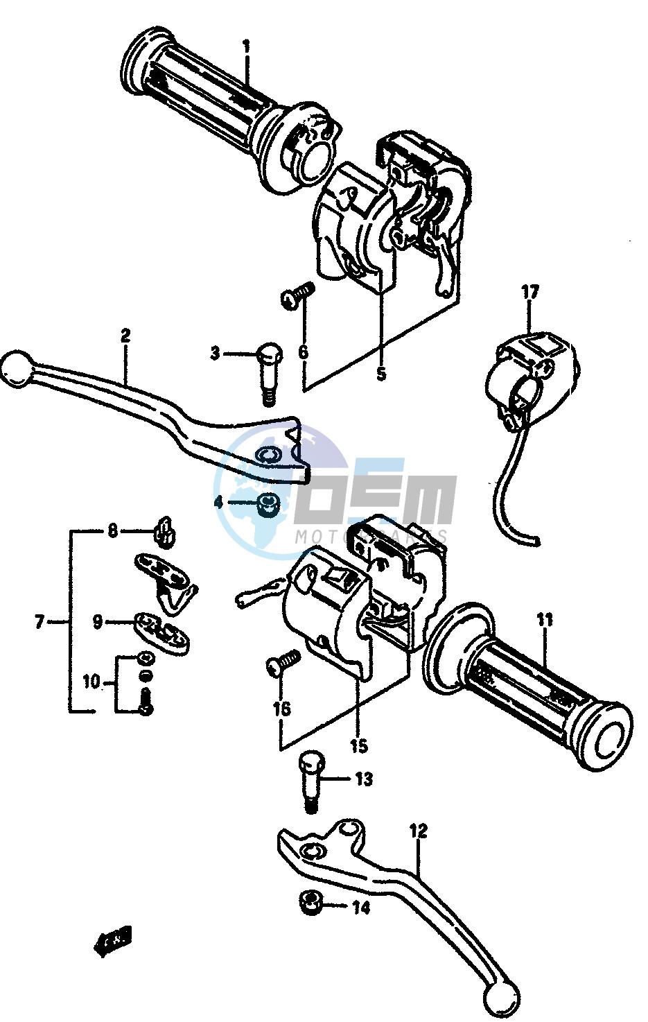 HANDLE SWITCH (MODEL F)