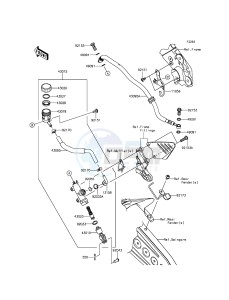 NINJA_ZX-6R ZX636EFF FR GB XX (EU ME A(FRICA) drawing Rear Master Cylinder