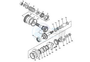 BT BULLDOG 1100 drawing FRONT BEVEL GEAR