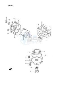 LT-F160 (P3) drawing OIL PUMP - FUEL PUMP