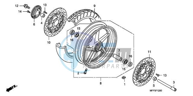 FRONT WHEEL