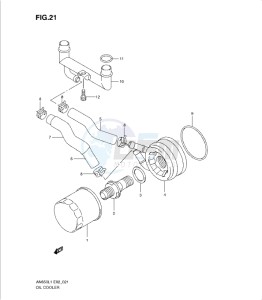 AN650 drawing OIL COOLER