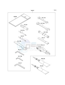 EX 250 F [NINJA 250R] (6F-7F) F6F drawing OWNERS TOOLS