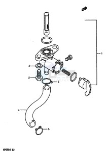 RM250 1988 drawing FUEL COCK