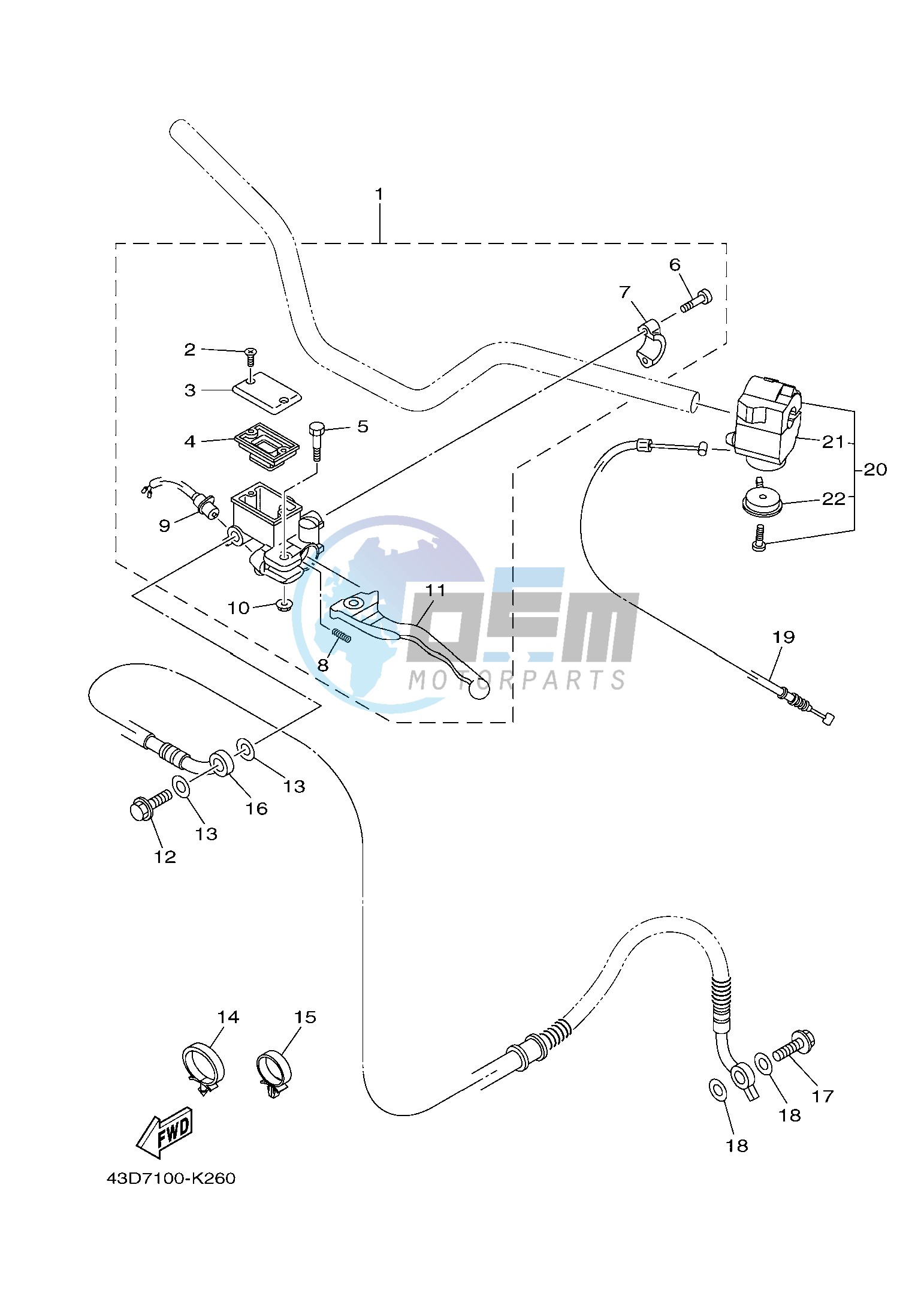 REAR MASTER CYLINDER