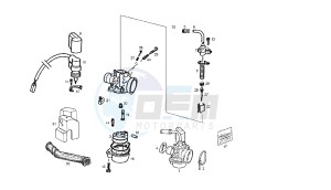 ATLANTIS - 50 CC Euro 2 2T drawing CARBURETOR