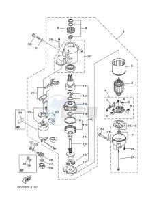 F115AETL drawing STARTER-MOTOR