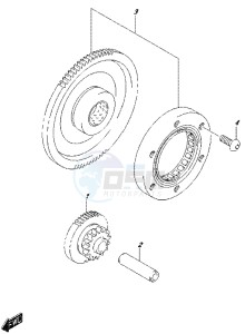 DL650 drawing STARTER CLUTCH