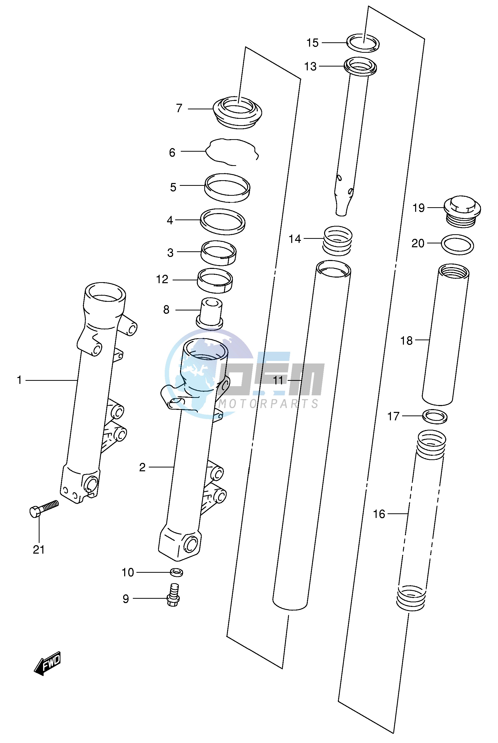 FRONT FORK DAMPER (MODEL K1)