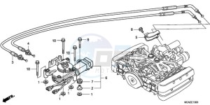 GL1800A SI - (SI) drawing REVERSE SHIFT ACTUATOR