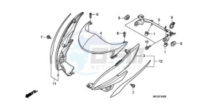 CB600F3A Australia - (U / ST) drawing COWL