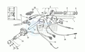 Daytona 1000 RS RS drawing Handlebar - controls