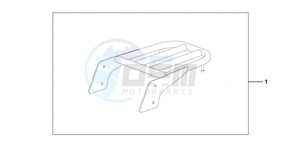 VT750CA9 Ireland - (EK / MME ST) drawing REAR CARRIER