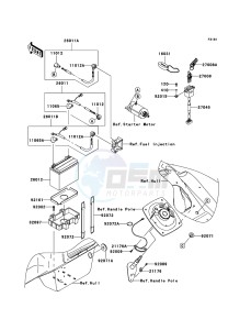 JET SKI ULTRA 250X JT1500B7F FR drawing Electrical Equipment