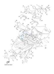 X-MAX125 XMAX 125 EVOLIS 125 (2ABF) drawing LEG SHIELD